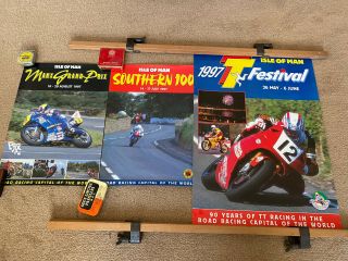 Vintage Tt,  Manx Grand Prix,  Southern 100 Posters 1997