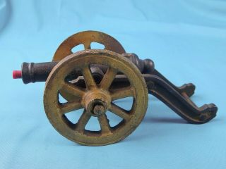 Antique Old US Copper Cast Iron Black Powder Signal Cannon 4 2