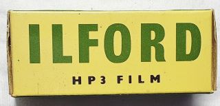 Vintage Ilford Hp3 120 Film 1963 In