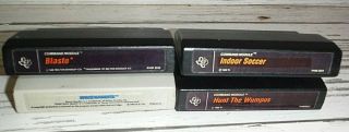 3 Vintage Ti - 99/4a Texas Instruments Cartridge Games Blasto,  Hunt Wumpus,  Soccer