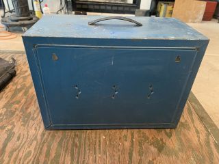 Vintage Akro - Mils 24 Drawer Metal Storage Cabinet w/ 24 Adjustable Dividers 3