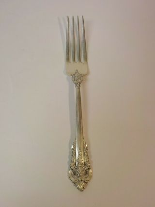 Set/4 Wallace GRAND BAROQUE Sterling Silver Dinner Forks - 270 grams 4