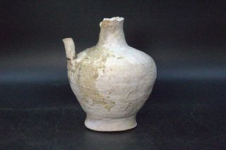 Japanese Antique Seto Ware Vase Jar Kamakura Period Pcp74
