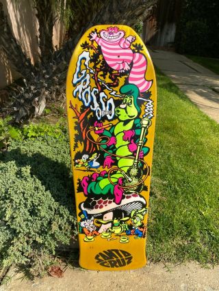 Jeff Grosso C&d Skateboard Santa Cruz Reissue Deck Scs Kendall