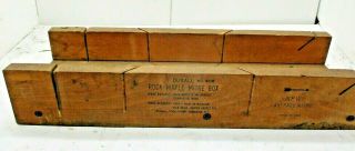 Vintage Durall Tool Corp.  Rock Maple 16” Mitre Box 4516