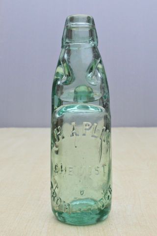 Vintage C1900s J.  H.  Aplin Chemist Trowbridge Wiltshire 6oz Codd Bottle