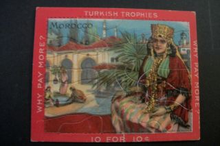 Cigarette Tobacco Card Turkish Trophies Jigsaw Puzzle 1910 Morocco