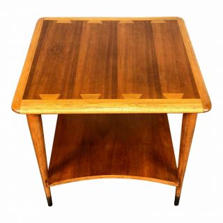 Lane Acclaim Mid - Century Modern Walnut End Table / Nightstand
