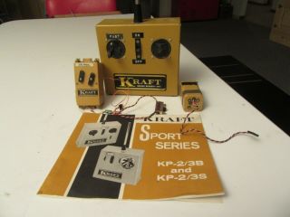Two Vintage Kraft Series Seventy Nine & Sport Series Radio Transmitter