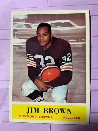 1964 Philadelphia 30 Jim Brown Browns Ready To Be Graded,  Exceptional Card
