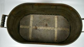 Rare Vintage Copper Boiler Custom Steamer Grate Insert 22 - 1/4 " X 12 " Clam Bake