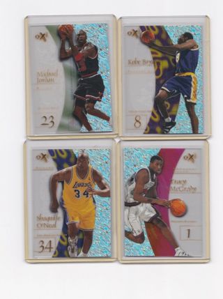 1997 - 98 E - X 2001 Michael Jordan,  Kobe Bryant,  Shaquille O 