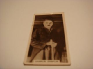 Charlie Chaplin Film Card From Millhoff In The Public Eye Good Rare