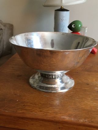 Antique 1927.  800 Silver Bowl - 1st Prize Reit Und Farh Trophy - Carl Becker