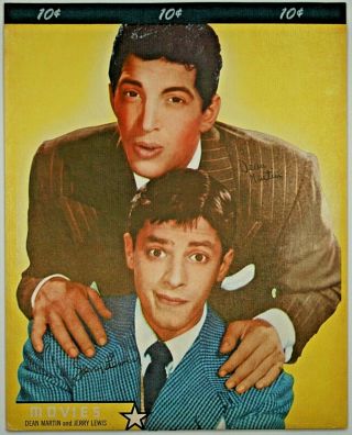 Vintage Dean Martin And Jerry Lewis Notepad Notebook 8 X 10 Ca.  1940 