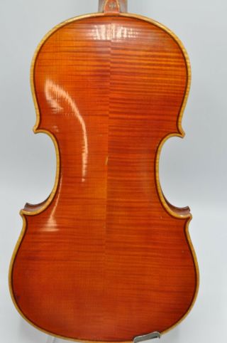 Old Vintage Violin,  4/4 Size Kerbren Label,  German Bk Stamp