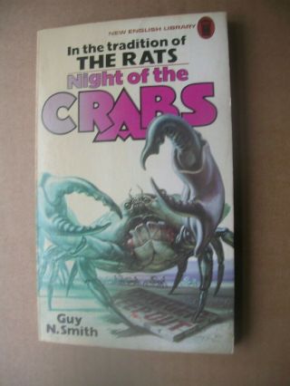Night Of The Crabs Guy N Smith Vintage Horror Paperback From Hell