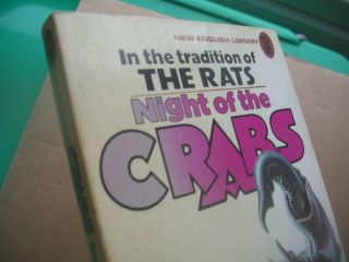 NIGHT OF THE CRABS Guy N Smith Vintage Horror Paperback from HELL 2