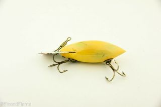Vintage Bomber Minnow Antique Fishing Lure Desirable Pearl Jt3