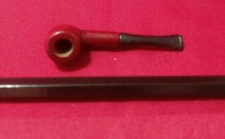 Vintage Miniature 2 " Thriftco Old Briar Smoking Tobacco Pipe Made In Italy
