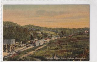 Vintage Postcard Kuranda Station North Queensland 1900s