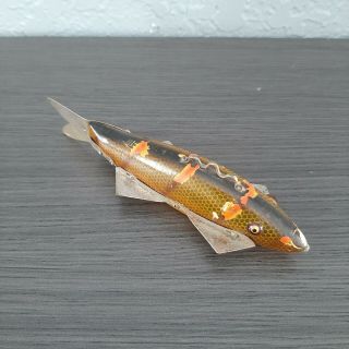 Heddon 4 Point Fish Decoy Lure Folk Art
