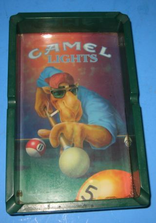 Camel Lights Cigarettes Ashtray Joe Cool Pool Table Tip Tray