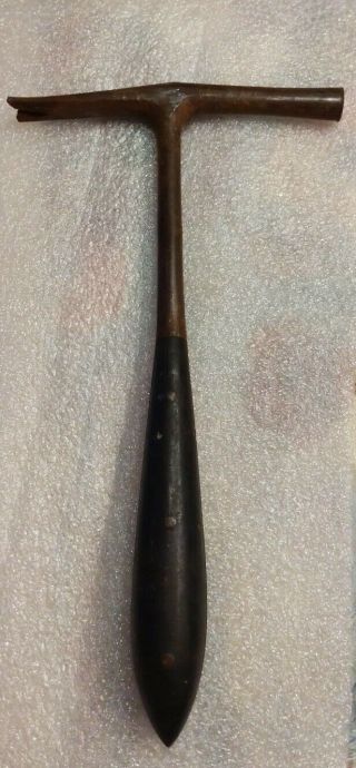 Vintage Unmarked Leather Saddlers Hammer Tool