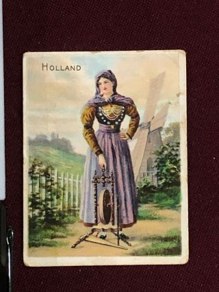 Turkish Trophies Costumes And Scenery Tobacco Card Holland