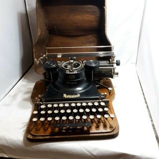 Great 1917 Hammond Multiplex Typewriter In Wood Case Got To See It