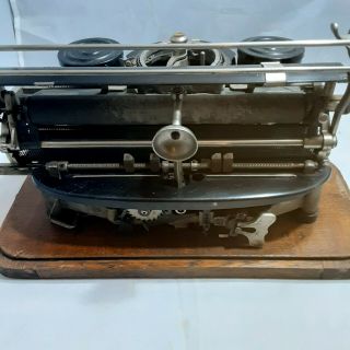 GREAT 1917 Hammond Multiplex Typewriter In Wood Case Got To See It 6