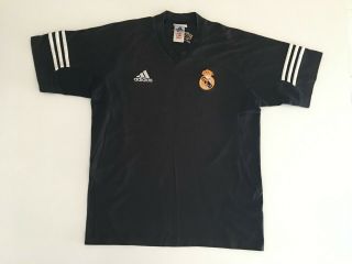 Real Madrid 2001/02 Adidas Training Football Shirt S Mens Vintage Soccer Jersey
