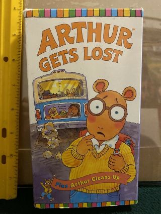Pbs Kids Show Arthur - Arthur Gets Lost Vhs Vintage