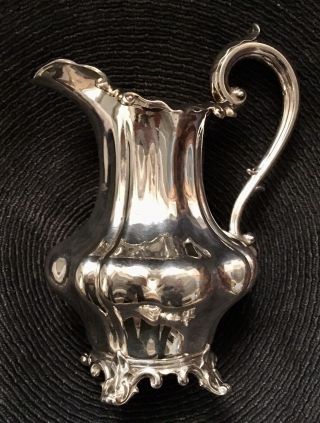 Fine Antique Silver Cream Jug London 1841 J & William Barnard 275.  5 Gms