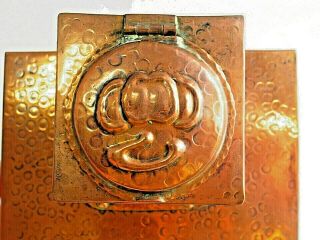 ARTS AND CRAFTS NOUVEAU COPPER INKWELL POOL HAYLE 3