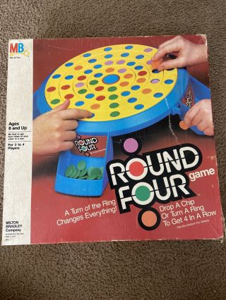 Vintage Milton Bradley Game “round Four” 1986 Complete 4612