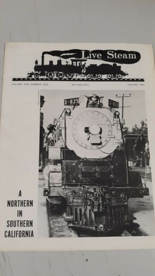 Live Steam Magazines - 40 Year Run 1967 - 2007 381 Issues Total.