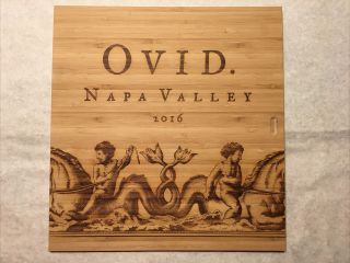 1 Rare Wine Wood Panel Ovid Napa Valley Vintage Crate Box Side 2/21 894