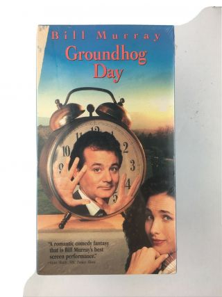 Groundhog Day (vhs,  1993,  Closed Captioned) Vintage In Case
