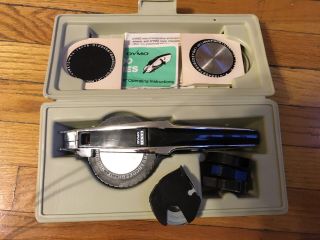 Vintage Dymo 1550 Label Maker And Box - Includes 2 Extra Embossing Wheels & Tape