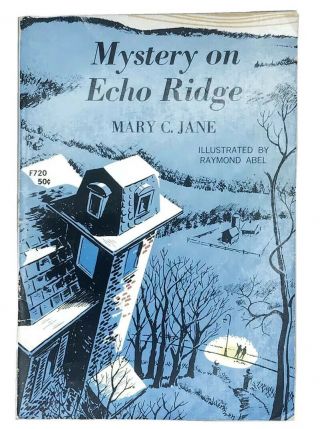 Mystery On Echo Ridge Mary C.  Jane Vintage 1969 Scholastic Pb F720 Illustrated