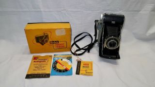 Vintage 1948 - 51 Kodak 650 Tourist Film Camera With Bellows