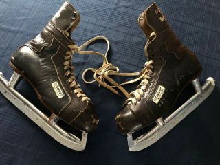 Vintage,  Rare Bauer Special Pro 99 Ice Hockey Skates Size 9 1/2 Made In Canada