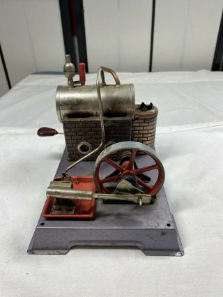 Vintage Wilesco D 5 Model Toy Steam Engine Dampfmaschine Made In West Germany