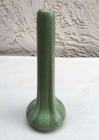 Vintage Pottery Ceramic Bud Vase/green Matte/arts And Crafts