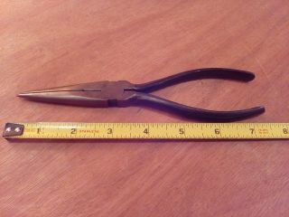 Vintage Crescent Crestoloy 654 - 7 Needle Nose Pliers,  Made In Usa