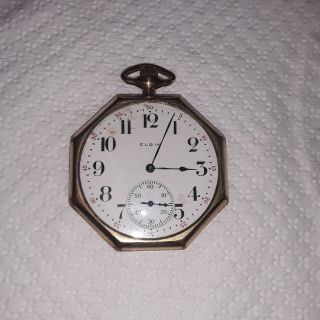 Old Vintage Elgin Pocket Watch 13008082