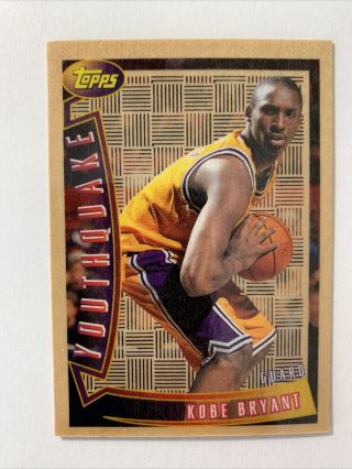 Kobe Bryant Rookie Card 96 - 97 Topps Youthquake