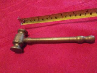 Vintage Brass Head Hammer