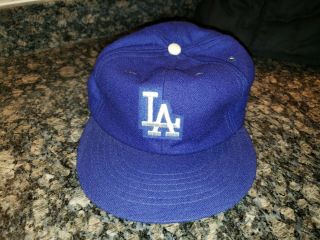Vintage Los Angeles Dodgers La Mlb Wool Hat Union Made Usa Rare